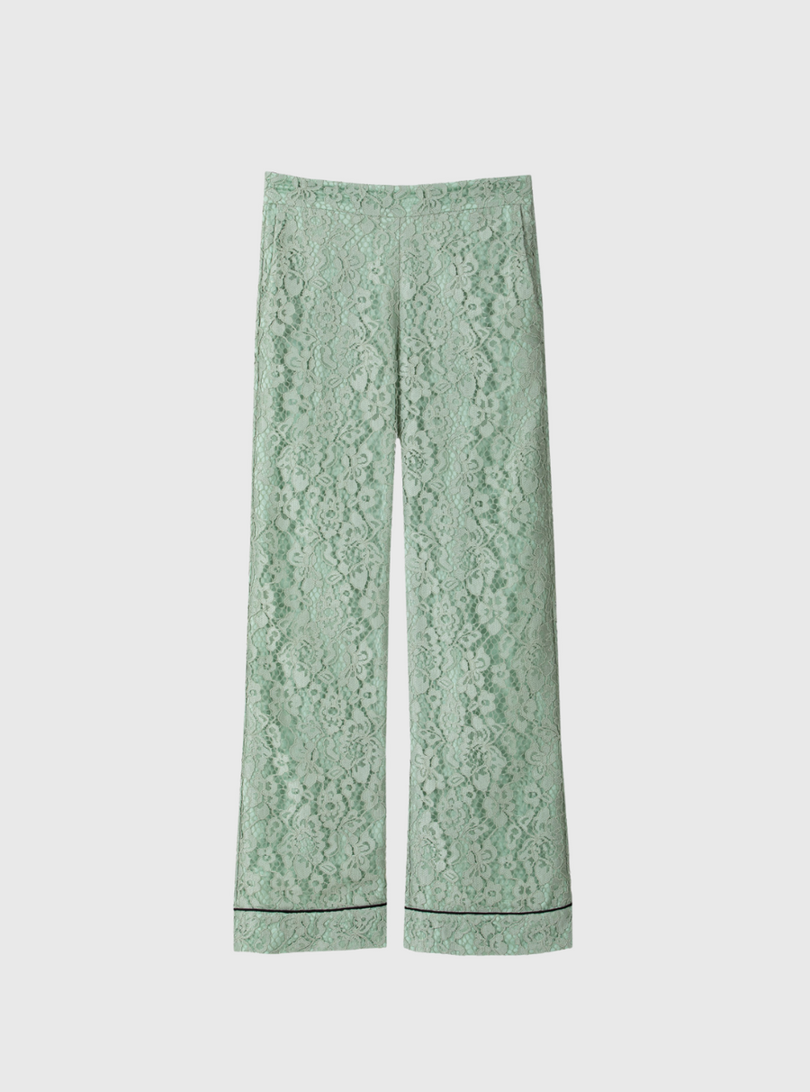 Light Green Lace Pyjama Trousers